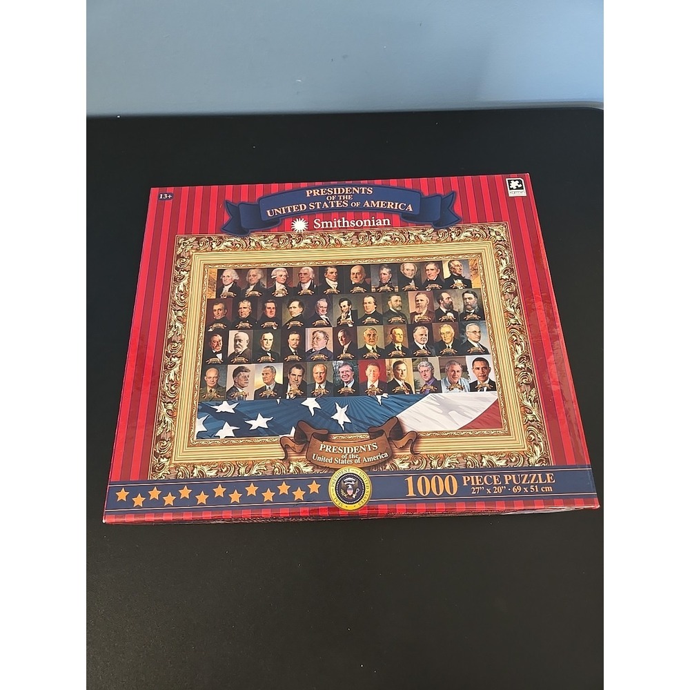 Smithsonian Presidents of the United States 1000 Piece Jigsaw Puzzle Karmin